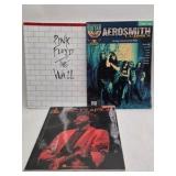 Guitar Tab Books – Pink Floyd The Wall, Aerosmith Classics, Best of Eric Clapton