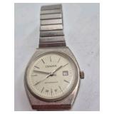 Vintage Cenova Antimagnetic Wristwatch – Stainless Steel Bracelet Day/Date