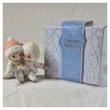 2006 Precious Moments Ornament – Skating Angel Couple with Snow Hats