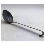 Vintage Gray Speckled Enamel Ladle – Graniteware with Long Handle