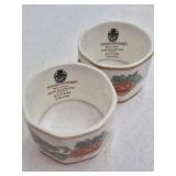 Vintage Wedgwood Kutani Crane Napkin Rings – Bone China Floral Design