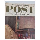 Vintage 1957 Saturday Evening Post Magazine – November 9 Issue