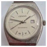 Vintage Cenova Antimagnetic Wristwatch – Stainless Steel Bracelet Day/Date