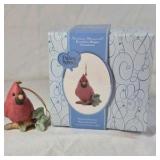 2008 Precious Moments Cardinal Ornament – Red Bird with Holly Leaf