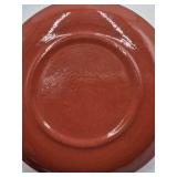 Vintage Native American Style Pottery Plate – Dancing Figures Border Design