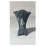 Occupied Japan Blue Jasperware-Style Vase