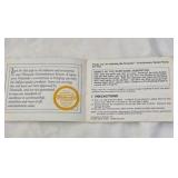 Vintage NES Kung Fu Instruction Booklet – Nintendo Action Series