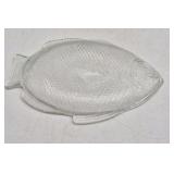 Vintage Glass Fish Plates – Textured Scale Design
