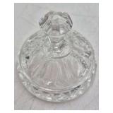 Vintage Cut Crystal Candy Jar – Diamond Point Pedestal Base
