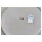 Vintage Porcelain Plate – Iridescent Glaze with Rococo Couple Scene Daniels Japan