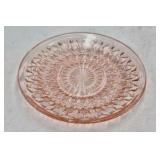 Vintage Pink Depression Glass Sherbet and Tumbler Set – Ribbed Pattern