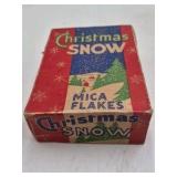 Vintage Christmas Lot – Mica Snow Box, Sleigh Bells, Bear JOY Wall Decor, Reindeer Mug