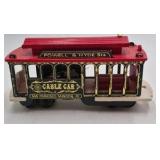Vintage Wooden San Francisco Cable Car – Powell & Hyde Sts CTC South San Francisco