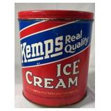 Vintage Kemps Ice Cream One Gallon Tin