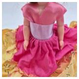 Vintage Madame Alexander Doll – Pink Floral Dress with Large Bow Headdress