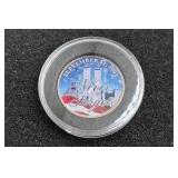 The Matthew Mint 9/11 10th Anniversary Tribute Set – 4 Colorized Coins in Display Box