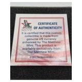 The Matthew Mint 9/11 10th Anniversary Tribute Set – 4 Colorized Coins in Display Box