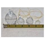 Vintage Crystal Prism Ornaments