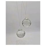 Vintage Crystal Prism Ornaments and Beads – Faceted Droplet Shapes