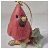 2008 Precious Moments Cardinal Ornament – Red Bird with Holly Leaf