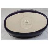 Rachael Ray Purple and White Stoneware Bakeware Set – Handled Oval Dishes and Bowls
