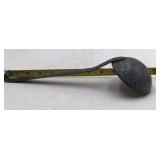 Vintage Gray Speckled Enamel Ladle – Graniteware with Long Handle