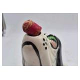 Vintage Ceramic Booze Hound Dog Figurine – Howling Basset with Barrel