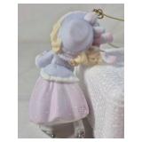 2002 Precious Moments Ornament – Girl Angel with 2002 Inscription