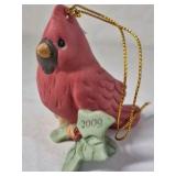 2008 Precious Moments Cardinal Ornament – Red Bird with Holly Leaf