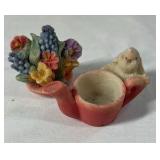 Miniature Bunny Teapot and Watering Can Figurines – Rabbit Family Set