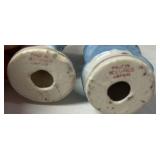 Occupied Japan Porcelain Figurines – Boy and Girl in Blue Outfits