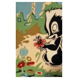 Vintage Disney Flower Skunk - Walt Disney Productions