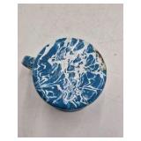 Vintage Blue Marble Enamel Mug – Graniteware Camp Cup