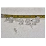 Vintage Crystal Prism Ornaments and Beads – Faceted Droplet Shapes