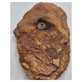 Vintage handcrafted stone oil candle