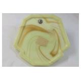 Vintage Onyx Ashtray – Bronze Figurine