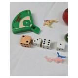 Vintage Jar of Cracker Jack Style Toy Prizes