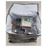 Vintage Zip Disks, Floppy Disks, and Carrying Case – Fujifilm, Memorex, Iomega