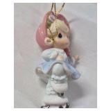 Precious Moments Ornament – Girl Ice Skating with Heart Hat