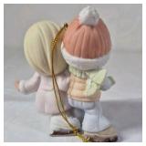2006 Precious Moments Ornament – Skating Angel Couple with Snow Hats
