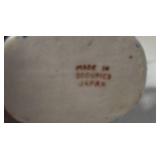 Occupied Japan Porcelain Vase – Blue Rim with Berry Branches