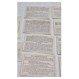 Vintage Liebig Chromo Trade Cards