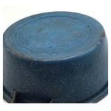 Vintage Blue Speckled Enamel Wash Basin – Graniteware with Side Handles