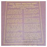 Vintage Ouija Queen Talking Board – American Novelty Co. Omaha Design