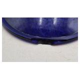 Vintage Hub Electric Co. Chicago Blue Glass Lens