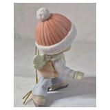 2006 Precious Moments Ornament – Skating Angel Couple with Snow Hats