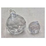 Vintage Crystal Prism Ornaments