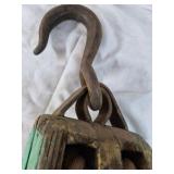 Vintage Block and Tackle Pulley System