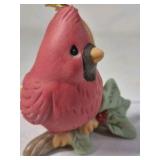 2008 Precious Moments Cardinal Ornament – Red Bird with Holly Leaf