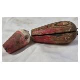 Vintage Wooden Fishing Floats and Bobbers – Painted and Natural